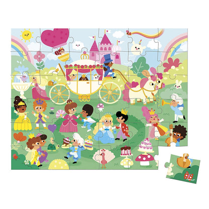 Janod Puzzle Le Principesse in Valigetta - 36 Pezzi