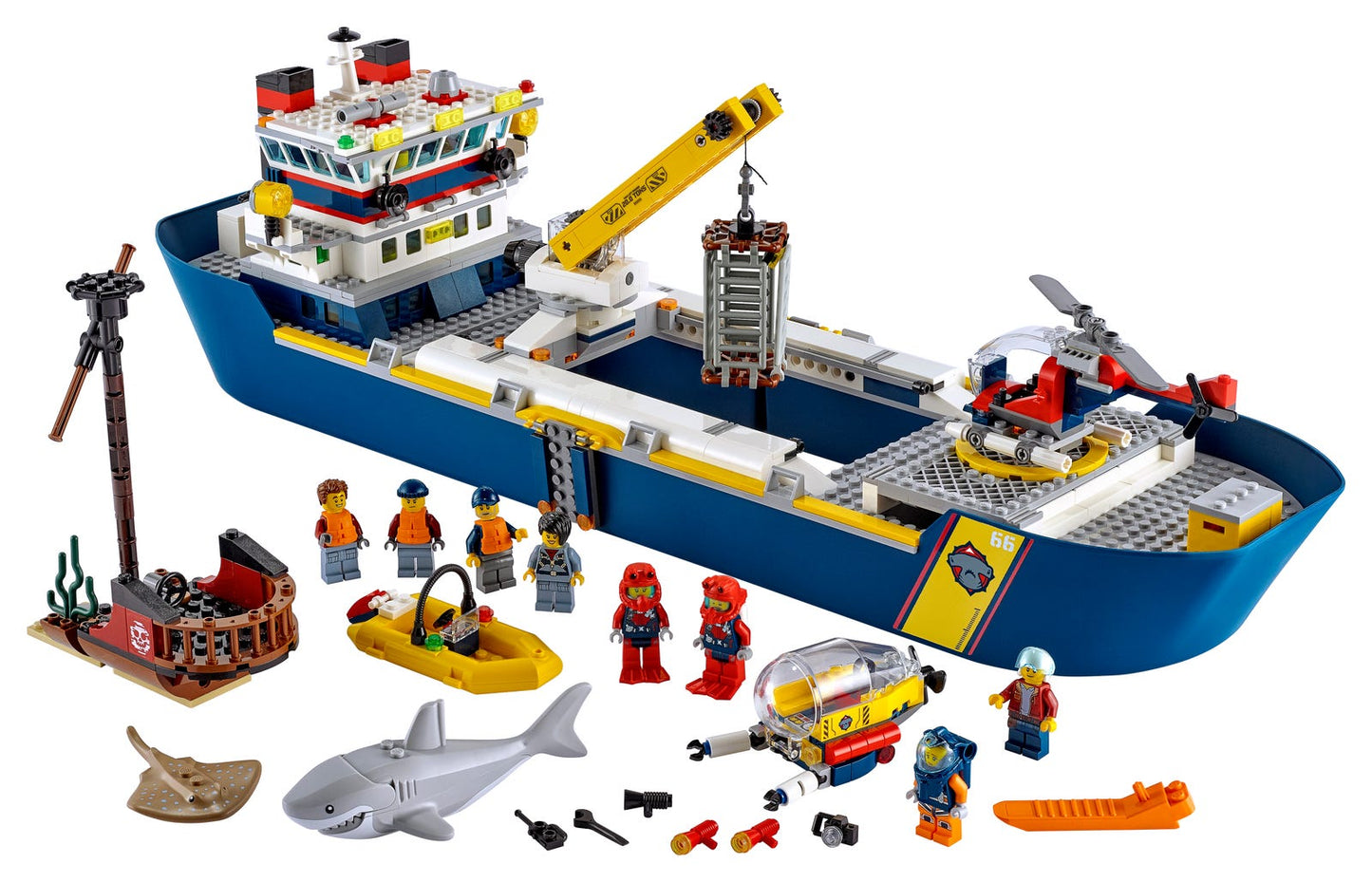 LEGO 60266 CITY Nave esplorazione oceanica