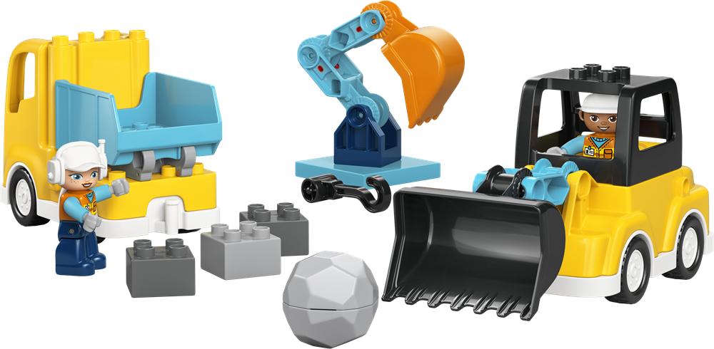 Lego DUPLO 10475 Veicoli Da Cantiere 3 In 1