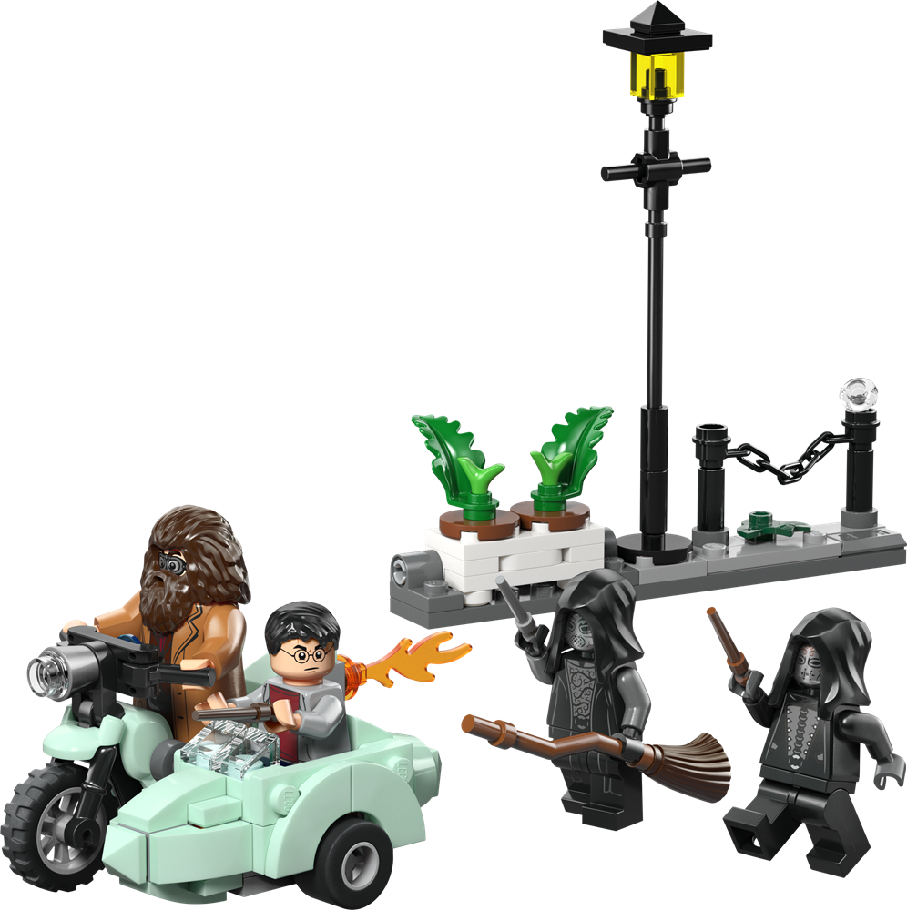 LEGO Harry Potter 76459. Fuga da Privet Drive di Hagrid