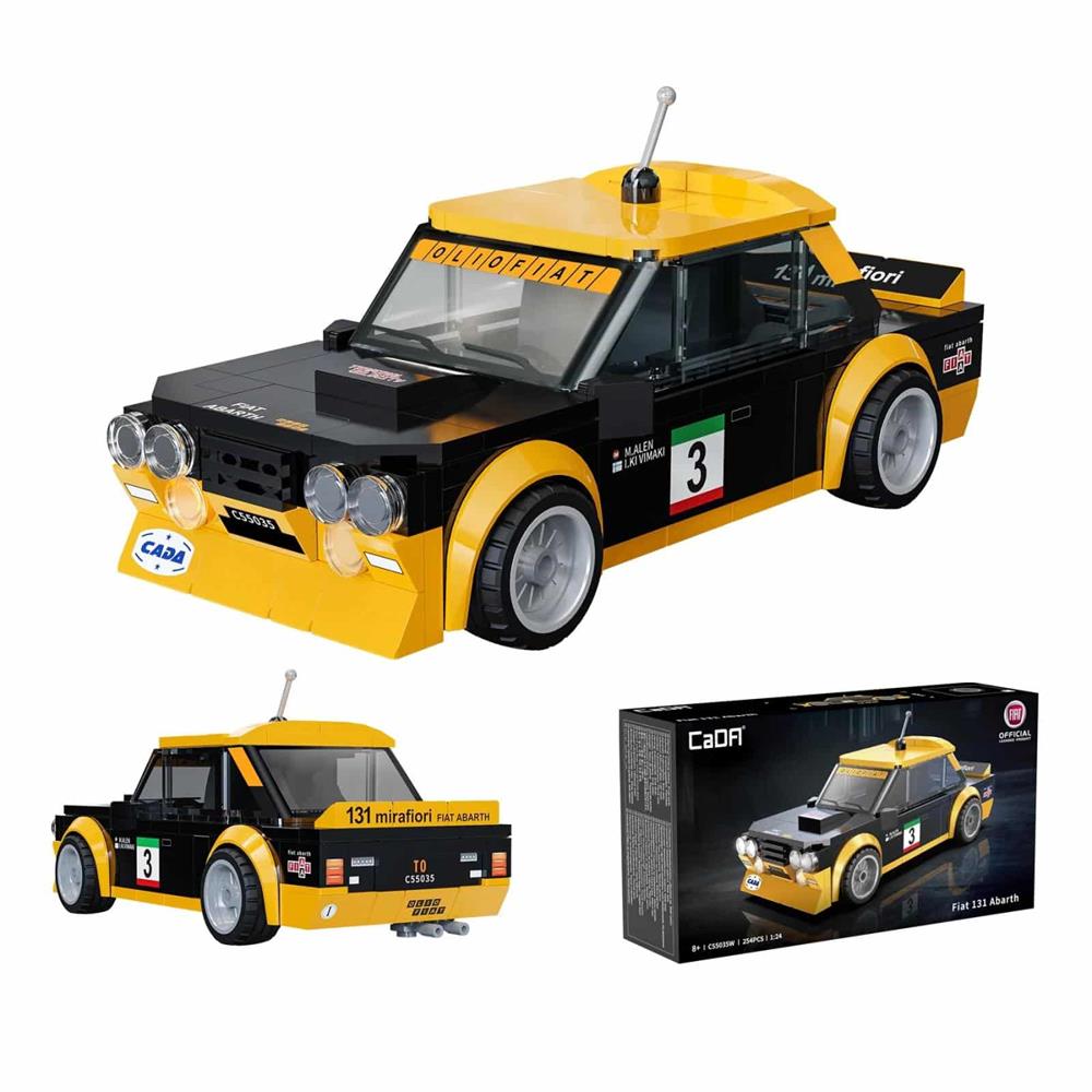 CaDA Fiat 131 Abarth C55035W - Modello 1:24 da 254 Pezzi