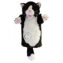 The Puppet Company Guanto Burattino Gatto Bianco e Nero