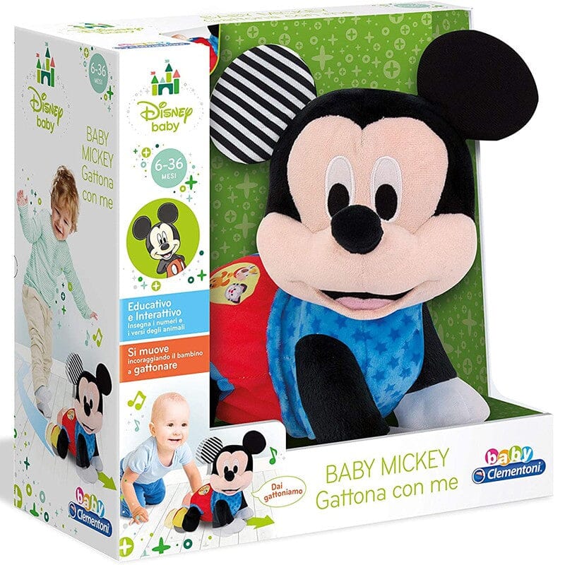 Baby Mickey Gattona Con Me CLEMENTONI 
