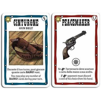 BANG! bang THE DUEL DaVinci Games GIOCO DI CARTE indipendente ETA\' 8+ cowboys UNO CONTRO UNO