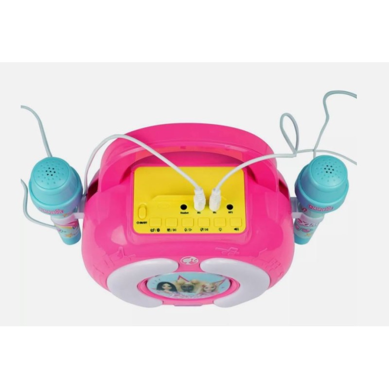 Barbie Karaoke Sound Box Con 2 Microfoni Brb202346