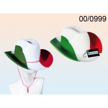 Cappello Cowboy Bandiera Italia - Giocattolo