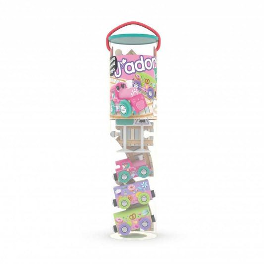Hape PRINCESS SET ferrovia TRENINO treno J'ADORE in legno GIOCO età 1+