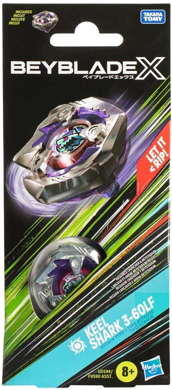 Beyblade X Keel Shark 3-60LS Booster Pack Set