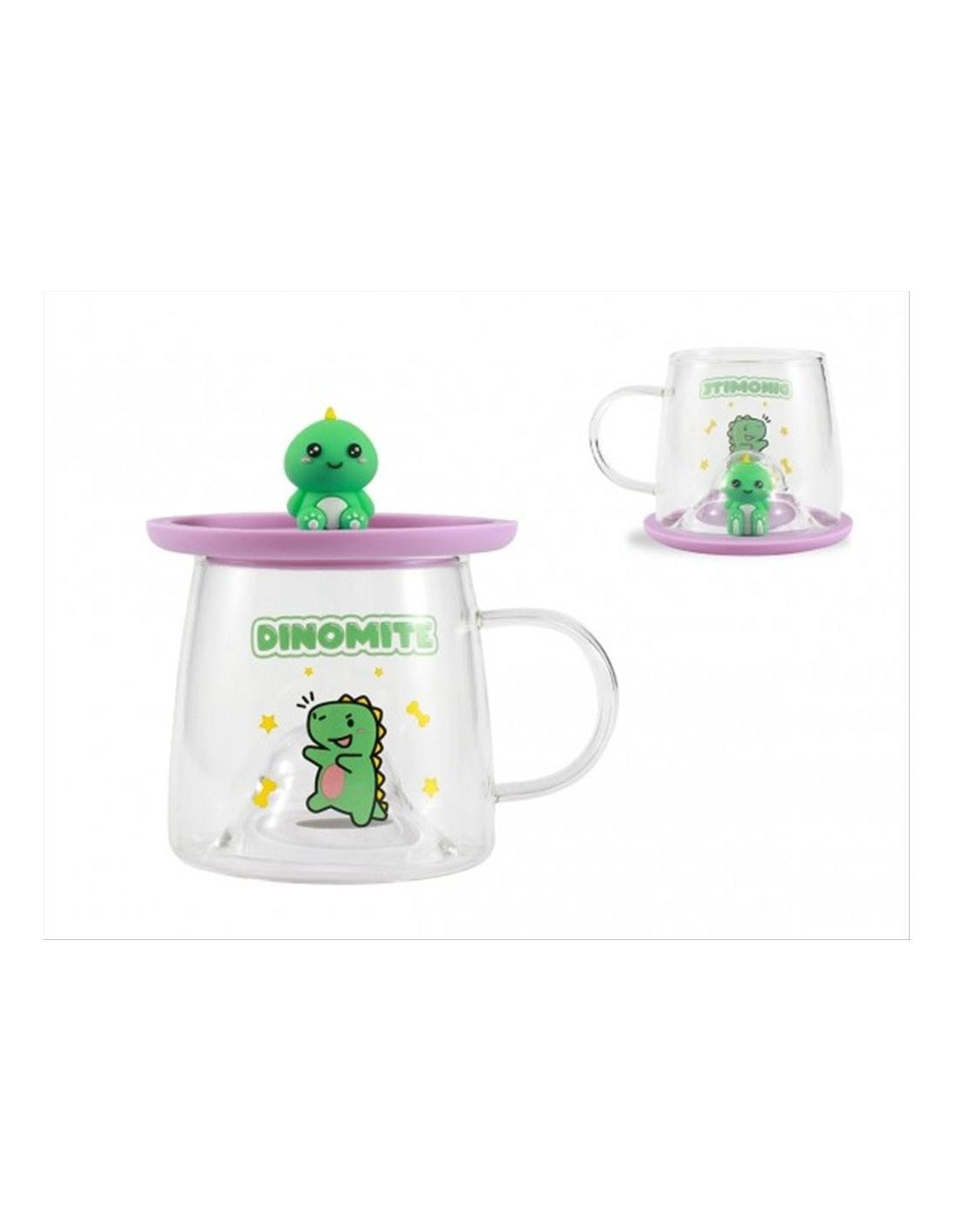 I Total Bicchiere Charmy Hello Dinosauro