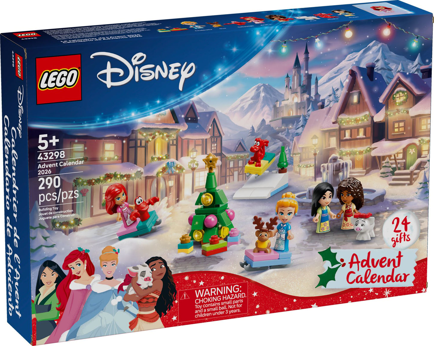 LEGO 43298 Calendario dell’Avvento 2026 LEGO Disney Princess