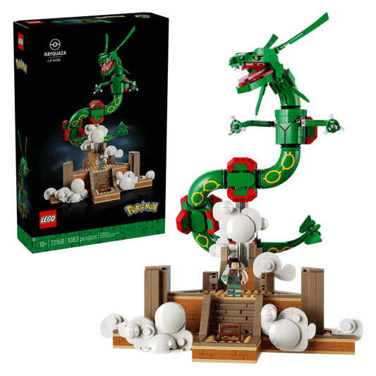 LEGO Pokémon 72168 Rayquaza set 1083 pezzi con confezione