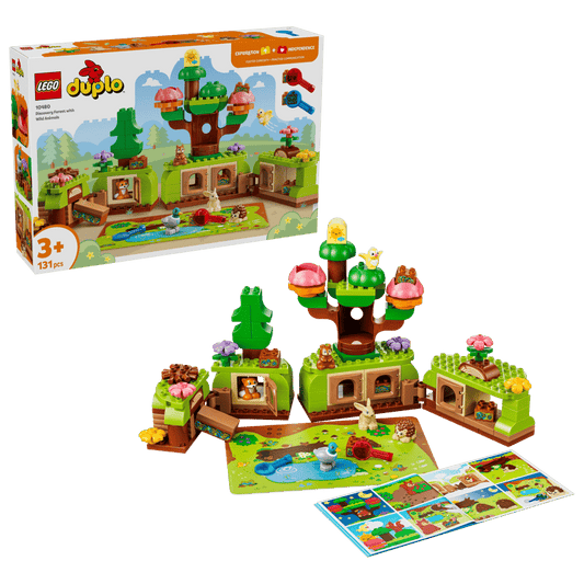 LEGO DUPLO 10480 - Foresta esplorativa con animali selvatici