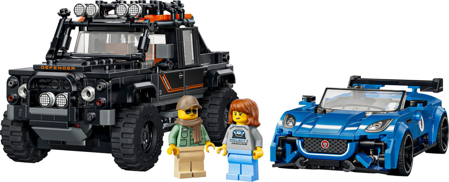 LEGO 77264 Jaguar Project 7 e Land Rover Defender