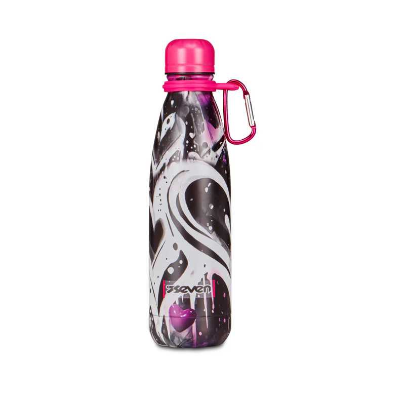 BORRACCIA in acciaio inox SEVEN bottle TENUTA STAGNA 500 ml CUORE caldo e freddo GIRL 2026 Seven 300102668-100