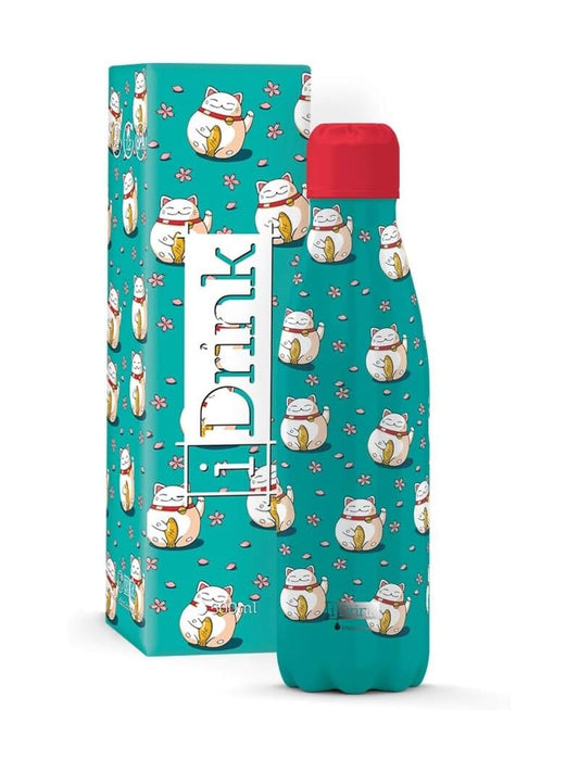 Bottiglia Termica Lucky Cat I Total toysvaldichiana.it 