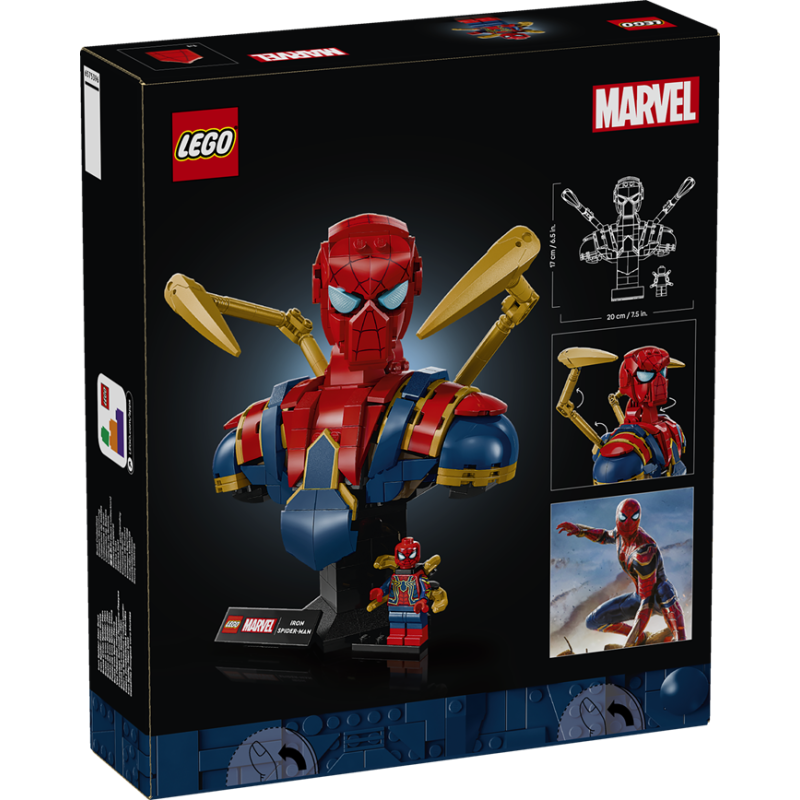 Lego 76326 Busto Di Iron Spider-Man