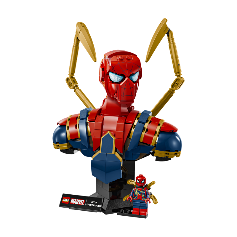 Lego 76326 Busto Di Iron Spider-Man