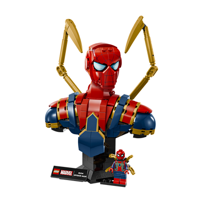Lego 76326 Busto Di Iron Spider-Man