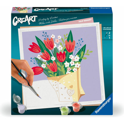 Ravensburger Bouquet Di Tulipani - Kit Creativo Acrilici