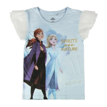 Cerdá T-Shirt Manica Corta Single Jersey Frozen Bianco 4 Anni