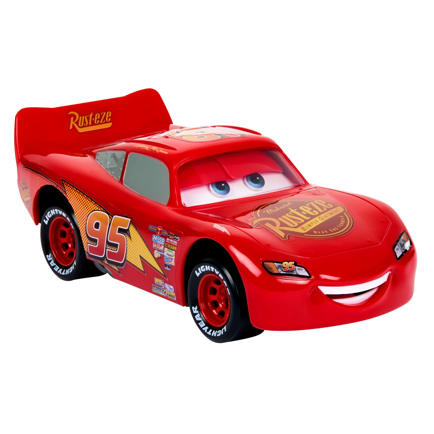 Mattel Disney Pixar Cars HPH64 Auto Rossa Plastica