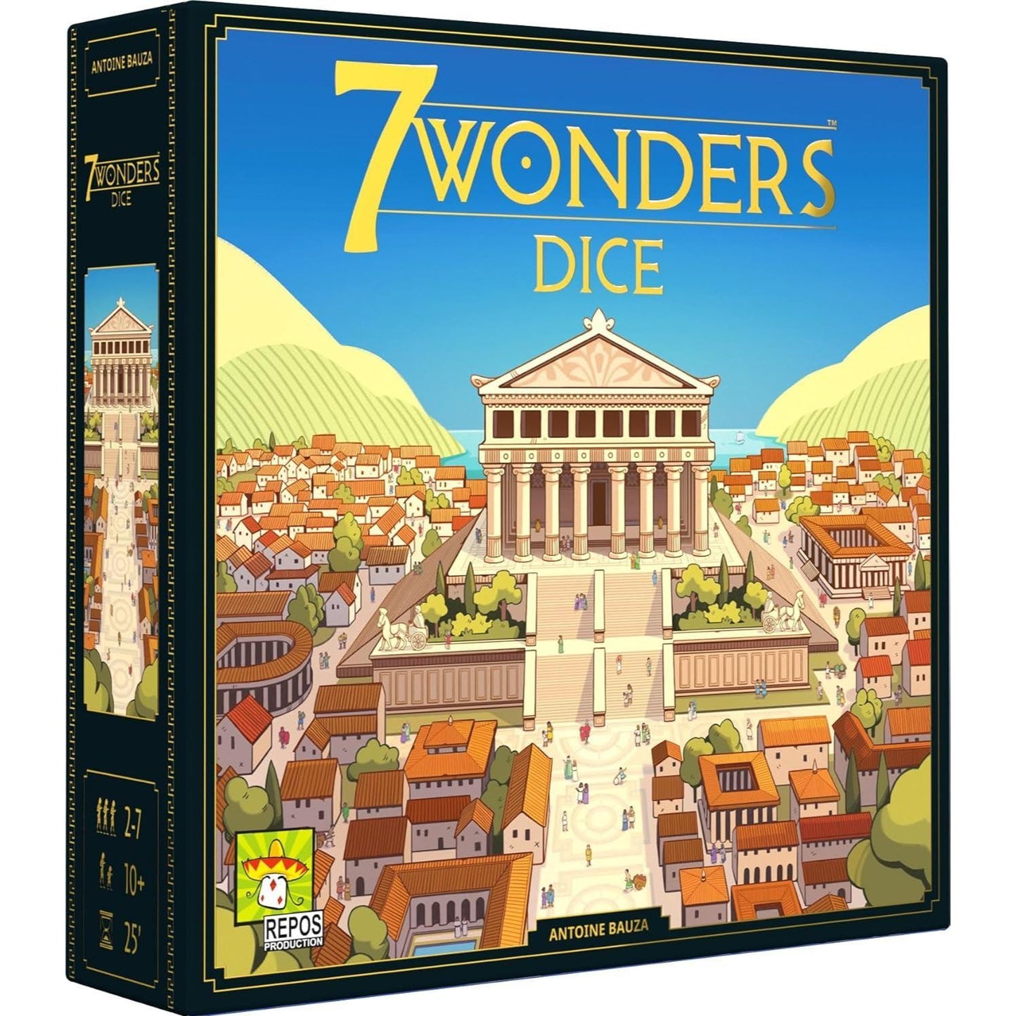 Repos Production 7 Wonders Dice - Gioco 2-7 Giocatori