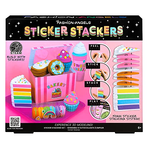 Fashion Angels Bakery Sweets Sticker Stackers 3D STEAM Kit
