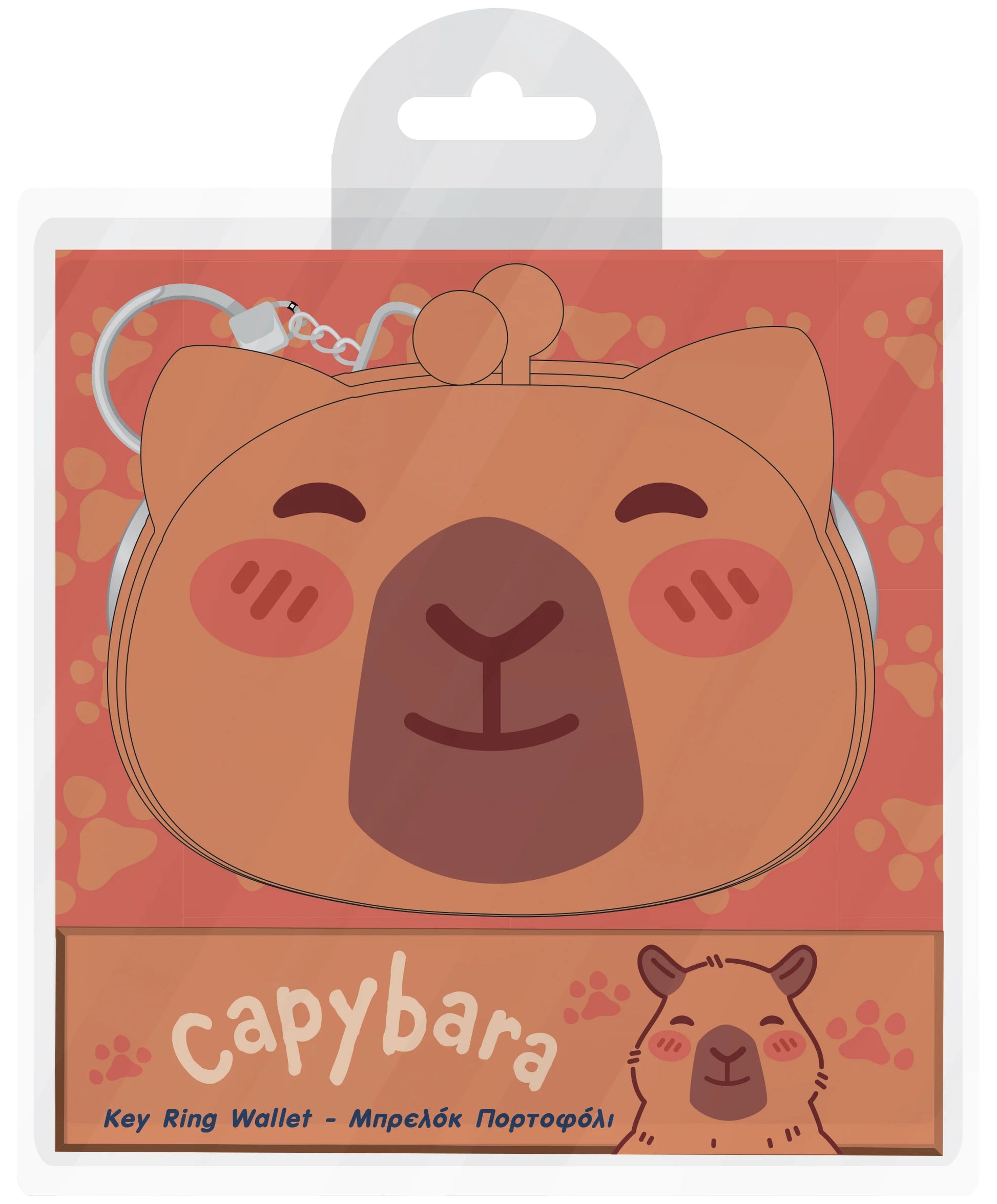 ITOTAL Kawaii Ice Cream Capybara Portachiavi