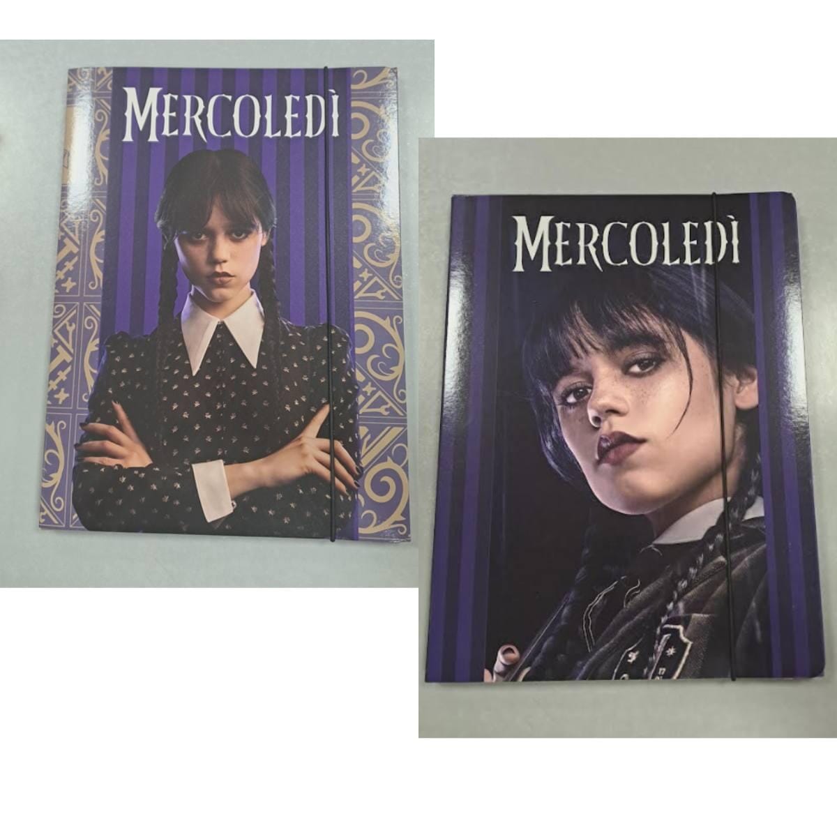 Cartella con elastico Mercoledi' addams SEVEN 