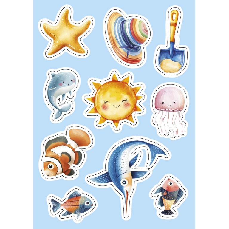 Sassi Vacanze Al Mare. Sticker E Attività. Ediz. A Colori