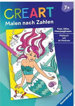 Ravensburger CreArt - Album Da Colorare Fate, Elfi E Sirene