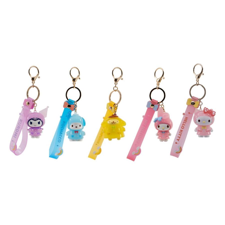 Sanrio Portachiavi Pompompurin Raincoat Series Con Hand Strap