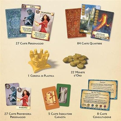 Citadels, nuova edizione - Base - ITA. Gioco da tavolo ASMODEE 