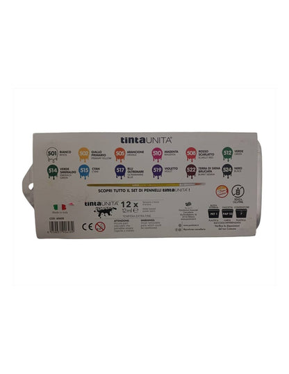 Tempere Tinta Unita 12 Pz 628