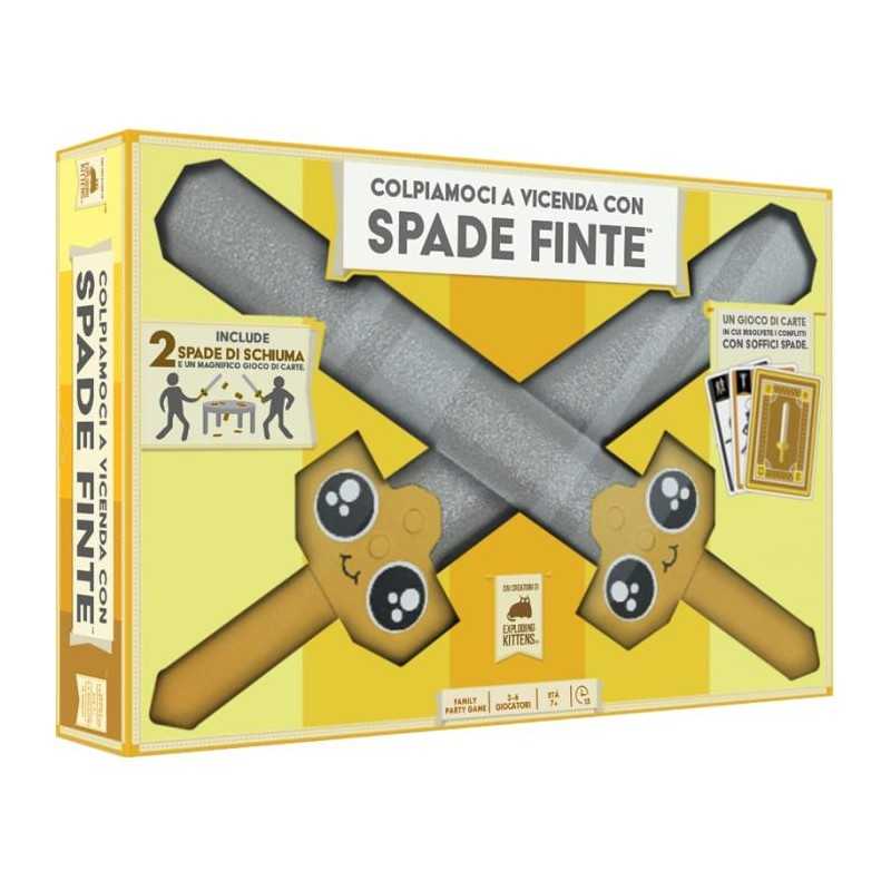 COLPIAMOCI A VICENDA CON SPADE FINTE gioco di società PARTY GAME asmodee IN ITALIANO età 10+