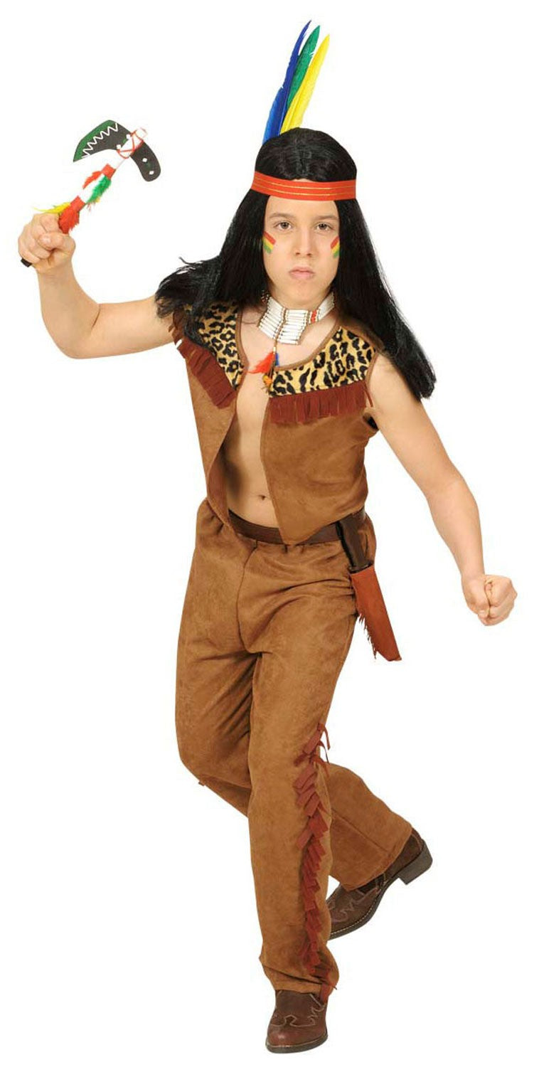 costume COWBOY / INDIANO (gilet, pantaloni) 128 cm / 5-7 anni