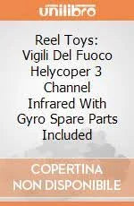 RE.EL Toys Elicottero Radiocomandato Vigili del Fuoco 3 Canali Giroscopio