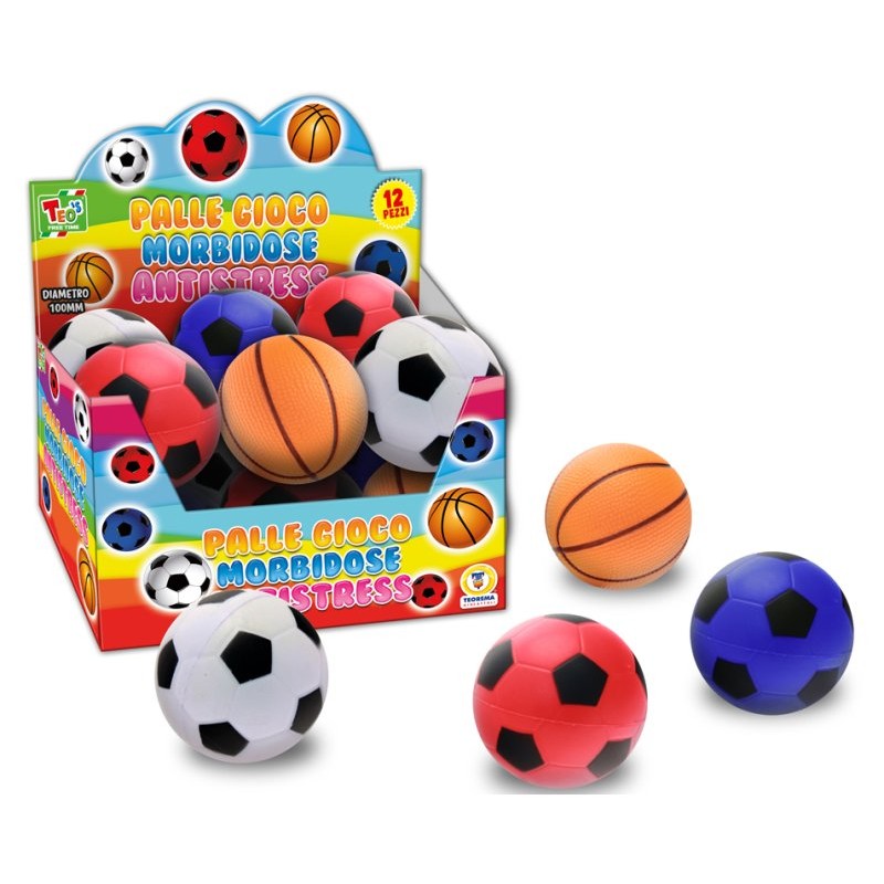 Teorema Teo's - Palline Antistress 4 Modelli 12 Pz Ø100 Mm - immagine 2