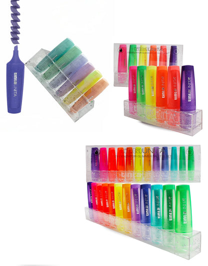 Tinta Unita Basetta 6 Evidenziatori Glimmer Fluo