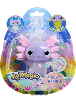 Animagic Let's Glo Axolotl Itsevalaiseva Giocattolo