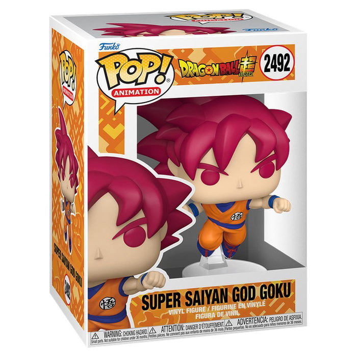 Funko Pop! Dragon Ball Super - Super Saiyan God Goku Rosso N. 2492