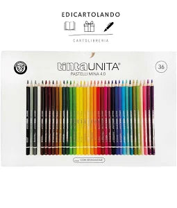 Tinta Unita Pastelli Mina 4.0 Magnetic Box 36 Colori