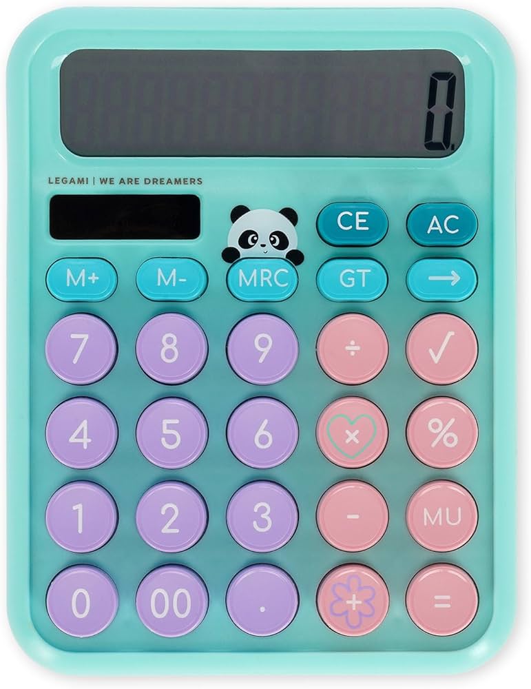 Legami Calcolatrice Da Tavolo Calcoolator Panda