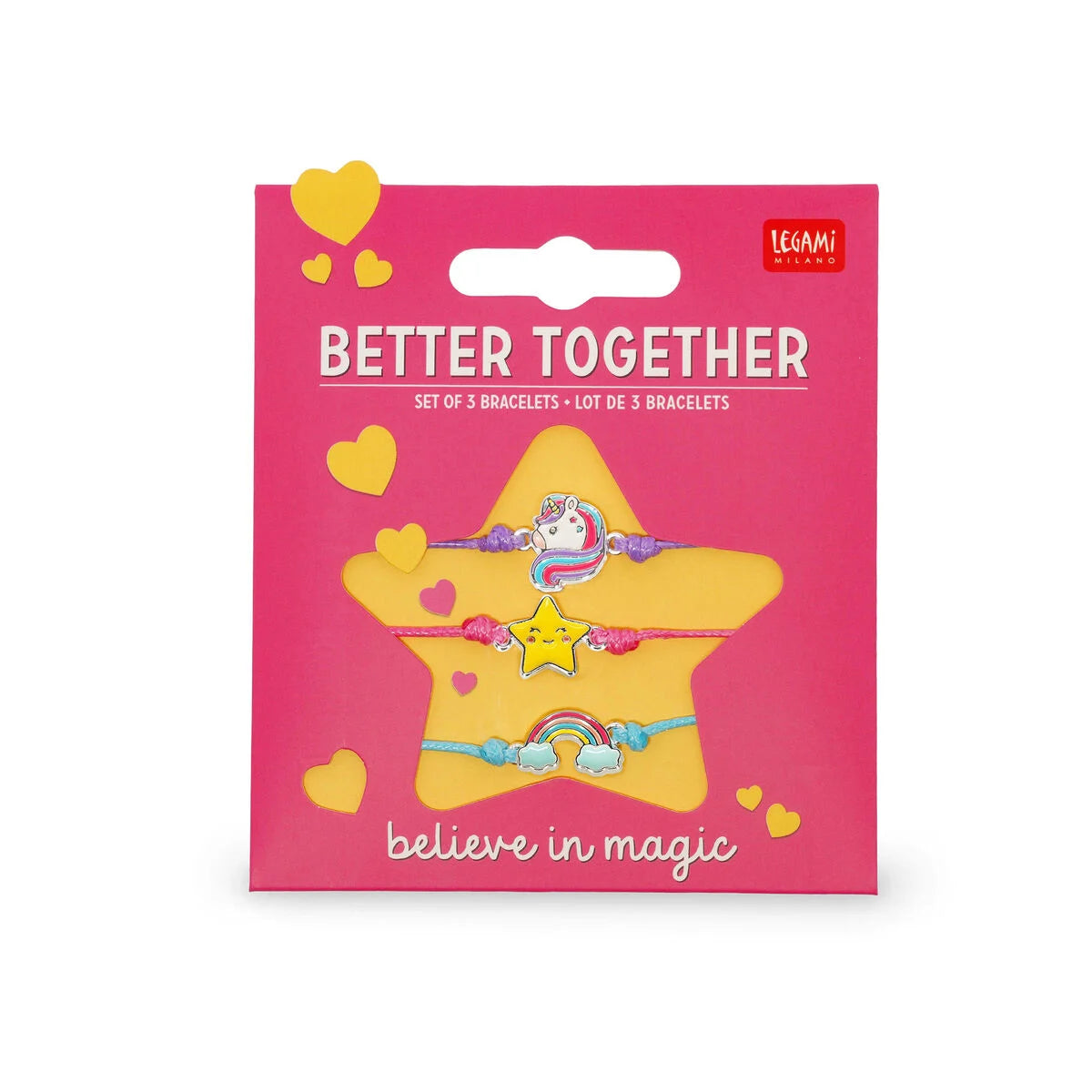 Legami Better Together - Set 3 Bracciali Unicorno