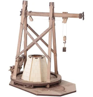 Riciclandia Gru Girevole Di Leonardo Da Vinci