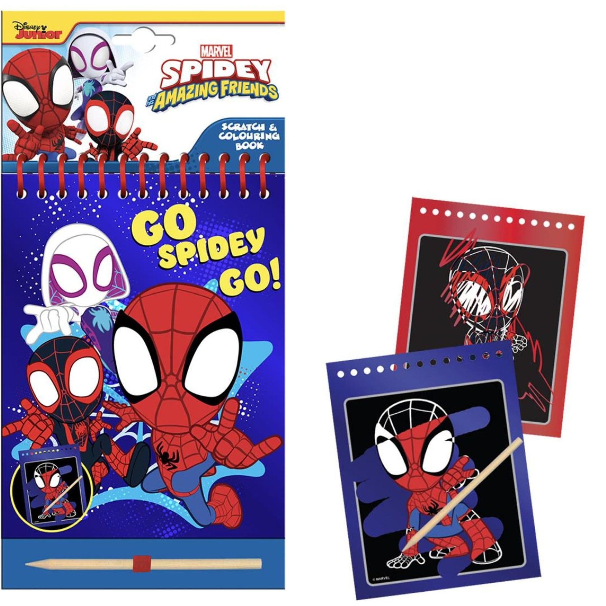 Cerdá Set Di Cancelleria Scratch Book Spidey