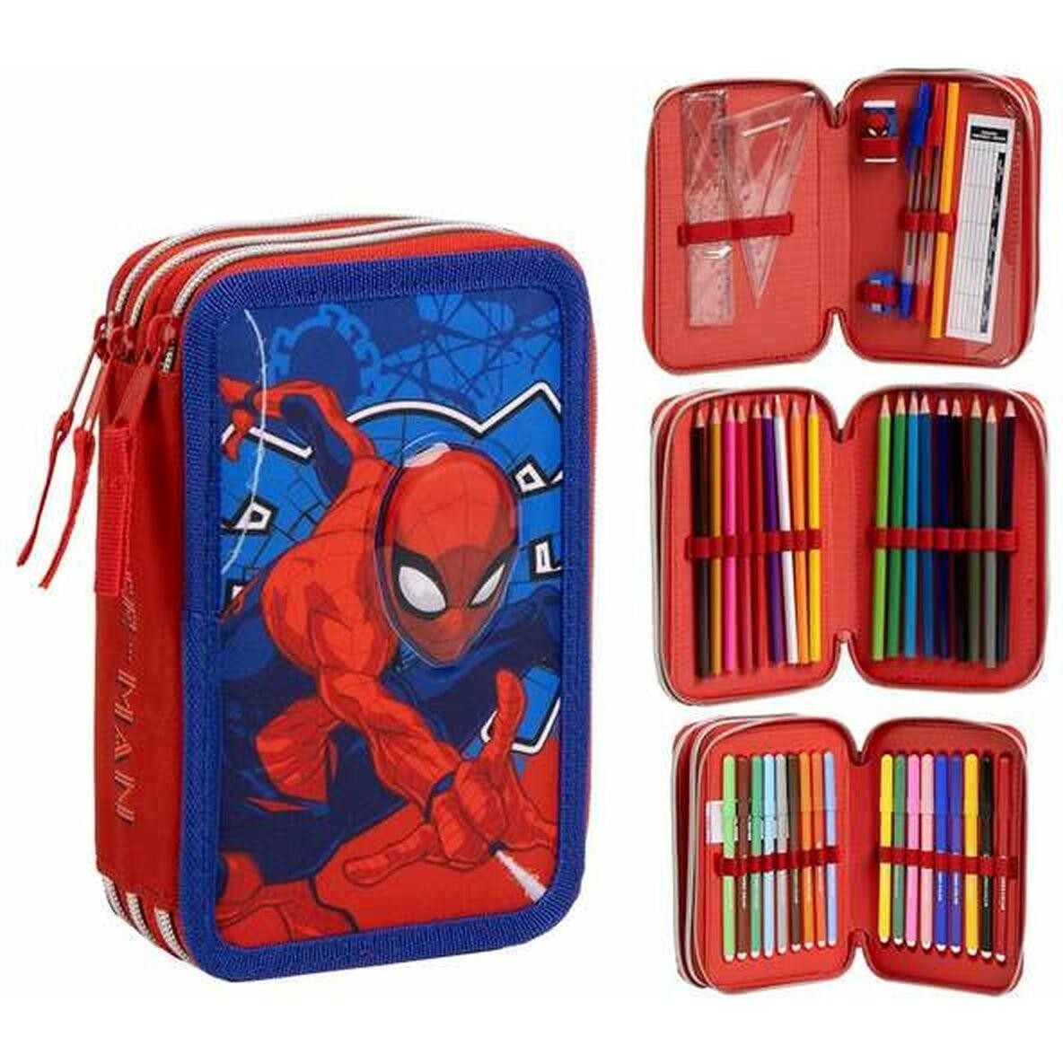 Cerdá Life's Little Moments Giotto Spiderman Astuccio Triplo Con Accessori