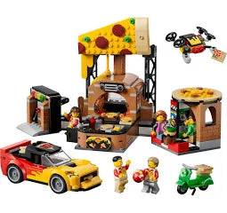 LEGO City Centro di Consegna Pizze con Veicoli 60496 - 494 Pezzi