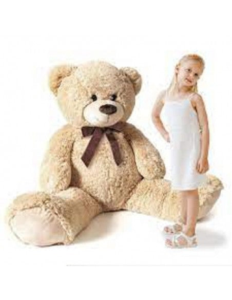 Orso Peluche Beige 180 Cm C/Fiocco