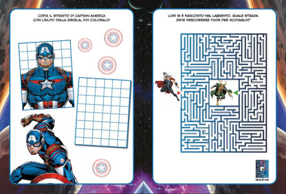Marvel Avengers. 100 Sfide. Attività E Giochi Con Adesivi